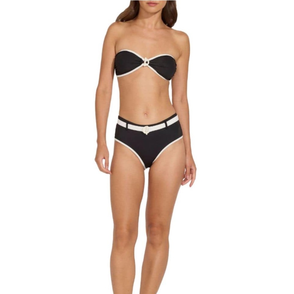 Solid & Striped Cora bottom and Tati top - black & white set